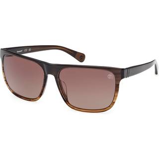 Timberland TB00054-H Polarized 50H 65 Solbriller Mænd Brun - Shiny Faded Light Brown - 65mm