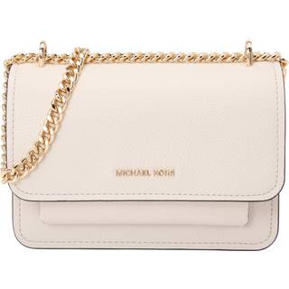 Michael Kors Claire Small Skuldertaske creme