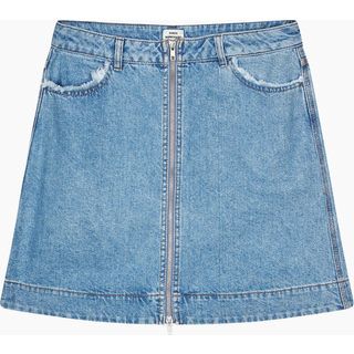 Classic Denim Riva Skirt - Mid Blue Denim - Mads Nørgaard - Blå L