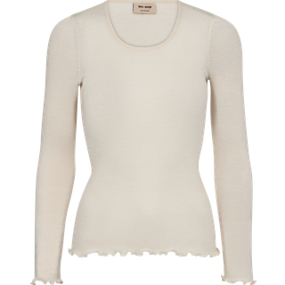 Mos Mosh Mmelaine O-Ls Seamless Tee Toppe & T-Shirts 167660 Ecru (M/L)