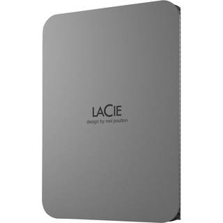LaCie Mobile Drive Secure - 5TB - Ekstern Harddisk - Grå
