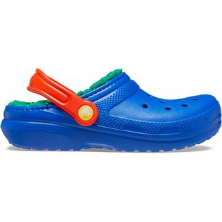 Crocs Kid's Classic Lined Clog Hyttesko Børn størrelse C12 farve blå