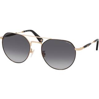 Police SPLF14 0302 55 Solbriller Mænd Guld - Black Gold - 55mm