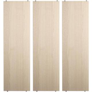 String Hylder 3-pak 78x30 Cm efarvede - Hylder efinér Ask - 7830-06-3