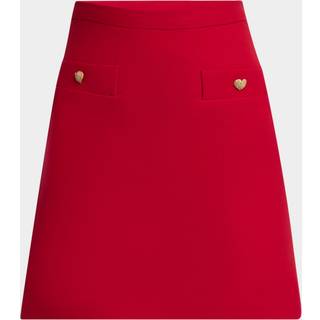 Valentino Wool and silk Crepe Couture miniskirt - red - S