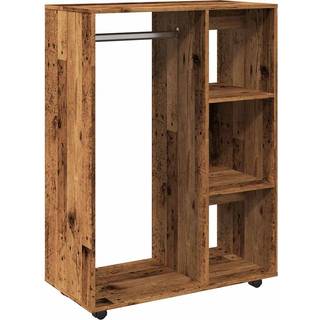 Klædeskab 80X40X110 Cm Konstrueret Træ - Gammelt træ