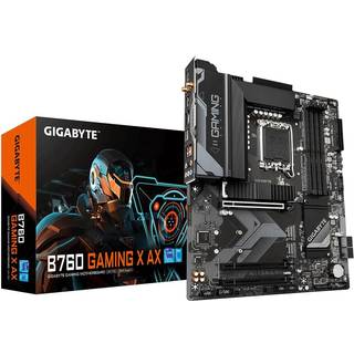GIGABYTE B760 GAMING X AX Bundkort - Intel B760 - Intel LGA1700 socket - DDR5 RAM - ATX
