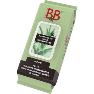 B&B Bambus renseservietter - 100 stk.