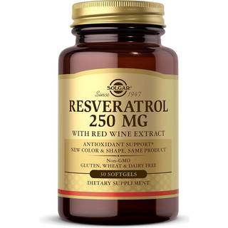 Solgar Resveratrol 250 mg, 30 softgel