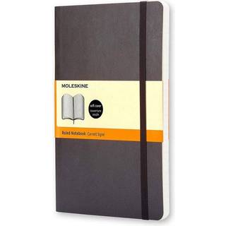 Moleskine notesbog Classic soft linieret Large 13x21cm sort