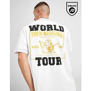 True Religion World Tour Big Logo T-Shirt, Hvid - M