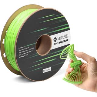 Sainsmart TPU-filament 1,75 mm GT-3 Fleksibel 3D-printerfilament til h?jhastighedsudskrivning 500 mm/s Gr?n 2,2 lbs (1 kg) Spool Dimensionel n?ja