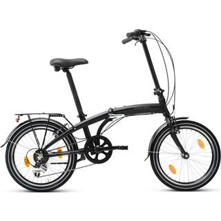 Sammenklappelig Cykel Kronan Permis U6 20" 6-gear sort