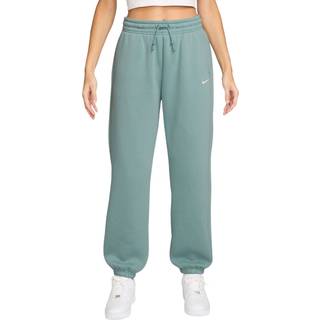 Overdimensionerede Nike Sportswear Phoenix Fleece-sweatpants med høj talje til kvinder - grøn - XL (EU 48-50)