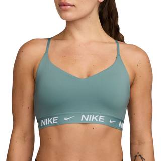 Justerbar Nike Indy-sports-bh med indlæg og let støtte til kvinder - grøn - M