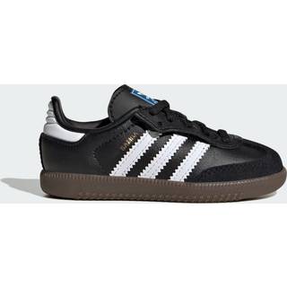 Samba OG-sko med komfortlukning elastiske snører til børn - Cloud White / Core Black / Gum - 27