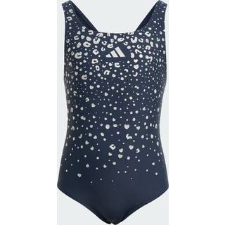 Glitter V-back Kids badedragt - Aurora Ink - 110