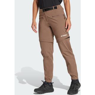 adidas Terrex Women's Utilitas ZO Pants Zip off-bukser Damer størrelse 40 - Regular farve brun