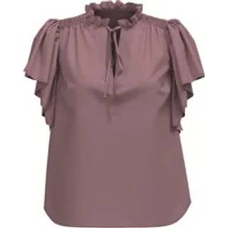 Co'couture Heracc Ss Frill Top Bluse 35703 103-Old Rose (MEDIUM)