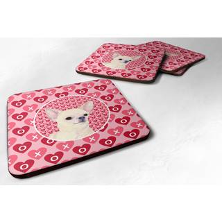 """" Caroline's Treasures SS4472FC Chihuahua Foam Coasters (S?t p? 4) 3,5 """" ""H X 3,5"" """" W Multicolor """"