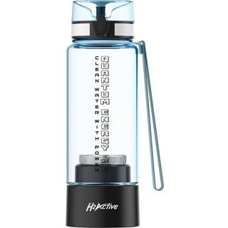Quantum Energy H2 Active Hydrogen Water Flaske, 380 ml, Sort