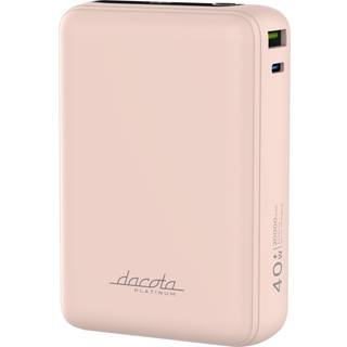Dacota Platinum AM20 40 W powerbank 20 000 mAh, pink ➞ På lager - klar til levering