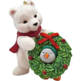 Hallmark keepsake Christmas Ornament 2019 ?r dateret snebold og tuxedo -pyntede hallene isbj?rn og pingvin