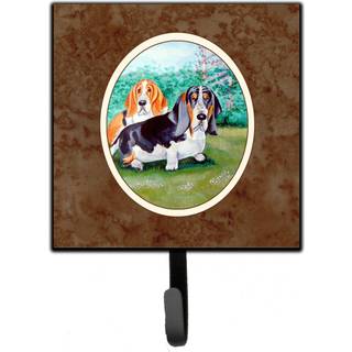 """" Caroline's Treasures Basset Hound Double Trouble Leash eller Key Holder 7061SH4 Lille Multicolor """"