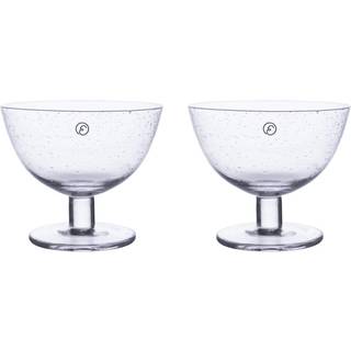 ERNST Ernst skål boblet glas 2-pak Klar