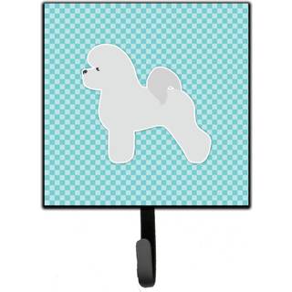 """" Caroline's Treasures Bichon Frize Checkerboard Blue Leash eller Key Holder BB3745SH4 Lille Multicolor """"