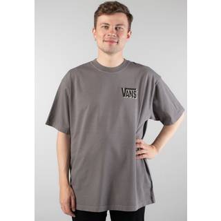 Vans Vans Mens Warp 100% Cotton Charcoal Grey T-Shirt
