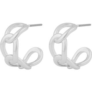 Snö Of Sweden Honey Oval Earring Silver Onesize