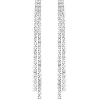 Snö Of Sweden Siri Stone Tassle Earring Silver Onesize