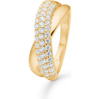 Mads Z Celia ring i 8 kt guld med cubic zirkonia