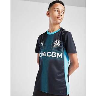 Puma Olympique de Marseille 25/26 Away Jersey Youth, Blue, Size 7-8Y, Clothing - Luminous Blue - 7-8Y