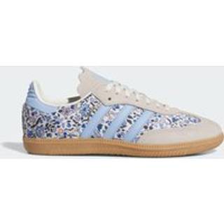 Samba OG x Liberty London Kids sko - Blue / Off White / Gum - 36