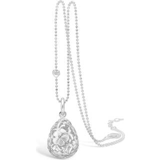 Blossom Copenhagen halskæde i sølv med dråbe vedhæng