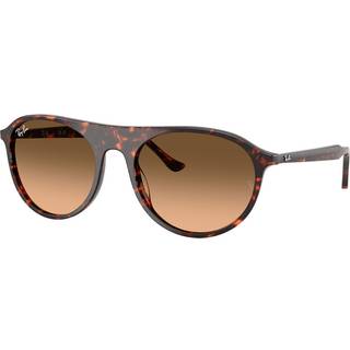 Ray-Ban RB2215F Asian Fit 14293B 56 Solbriller Mænd Tortoiseshell - Tortoise Red Tortoiseshell - 56mm