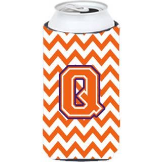 Brev Q Chevron Orange og Regalia Tall Boy Beverage Isulator Hugger CJ1062-QTBC