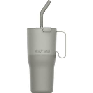 Klean kanteen Rise Tumbler med flip-låg og sugerør 770 ml, Barely Blue