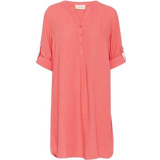 Cream Crventa Caftan Short Dress Kjoler 10613836 Porcelain Rose (42)