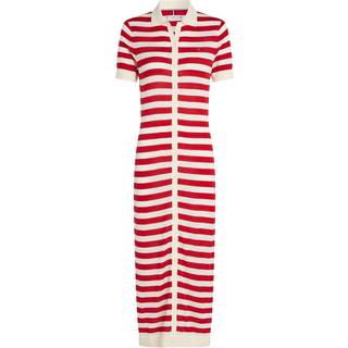 Slim Short Sleeve Midi Polo Dress