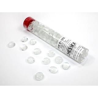 Gaming Glass Stones in Tube - Catseye White (40)
