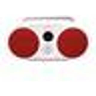 Polaroid Music P3 trådløs, transportabel højttaler (rød/hvid)