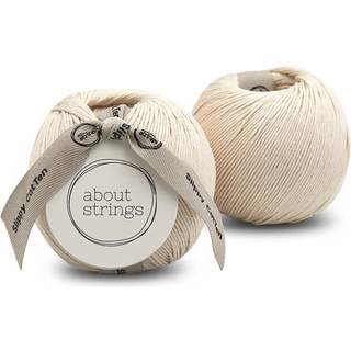 Om strenge 50% bomuld 50% Tencel (Lyocell) No.3 Light DK Yarn 3,53 oz (100 g) 235 meter pr. Bold 2 Pack (fl?de)
