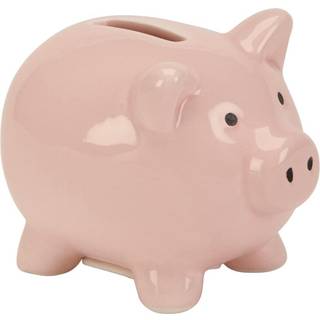 Kreative gaver International lille lyser?d keramisk svinepiggy bank 3 """" x 4 """" x 3 """" Gaveboks inkluderet