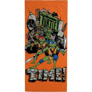 Jay Franco Nickelodeon Teenage Mutant Ninja Turtles Bath Pool Beach Håndklæde - Kids Super Soft & Absorbent 100% bomuldshåndklæde med Leonardo og