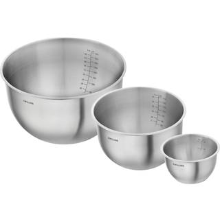 ZWILLING Fresh & Save BOWLS Skål sæt S/M/L / 3-dele, Rustfrit stål, Sølv