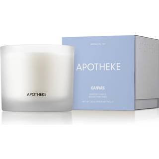 Apotheke 3-wick stearinlys (lærred 3-wick)