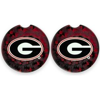 University of Georgia Set med 2 bilkyster af Magnolia Lane - aftagelig absorberende keramiske stenbestandigheder - Ideel gave til studerende Alum